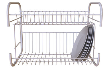 disrack kitchen 3D render isolated illustration