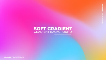 Vibrant Abstract Soft Gradient Background. Smooth Mesh Blur Color Design for Banners and Websites.