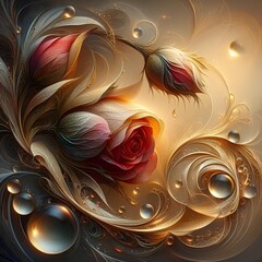 A beautiful flower - a rose - a flower of hope and love...