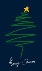 Illustration image of christmas tree