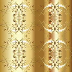golden background with gold ornament