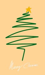 Illustration image of christmas tree