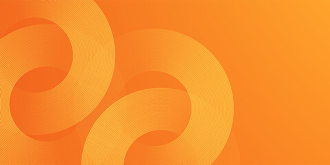 Orange abstract background. Minimal pattern. Vibrant gradient geometric lines.