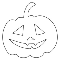Halloween Pumpkin Outline