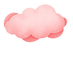 illustration of fluffy cloud