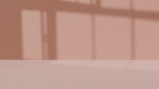 Warm Clay Background with Soft Window Shadows Smooth Panning Motion
