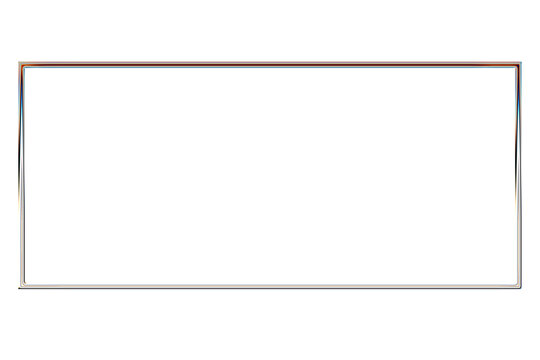 iridescent border frame