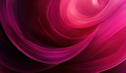 Abstract swirling pink and magenta flowing shapes creating a smooth, vibrant, and dynamic wave-like pattern with light gradient highlights