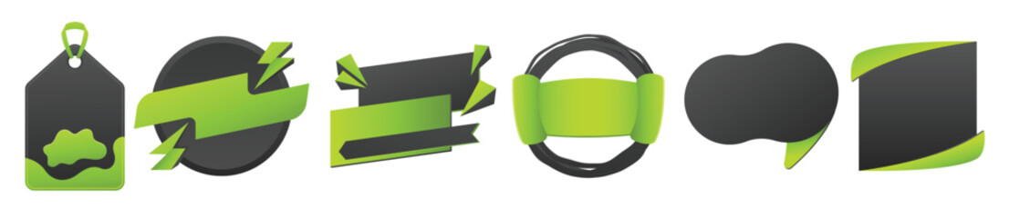 black friday sale sticker collection