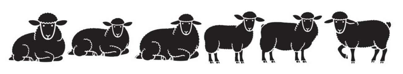 black sheep silhouettes