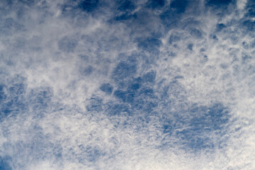 A Dramatic and Beautiful Cloudscape That Features a Stunningly Vivid Blue Sky Above