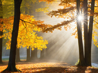 autumn in the forest