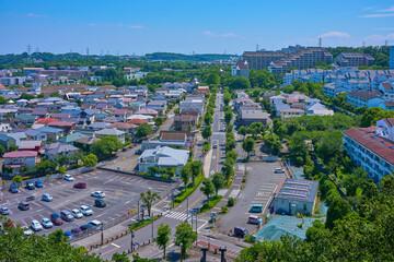 東京都稲城市向陽台の街並み(向陽台3,5丁目など)