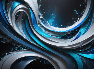 abstract blue background
