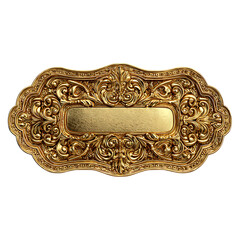Ornate golden ticket