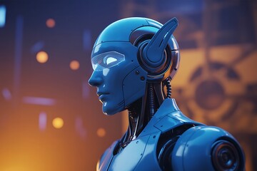 Advanced humanoid robot intelligence face