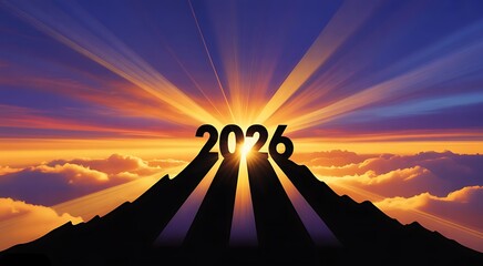 Two thousand twenty six sunrise over mountains