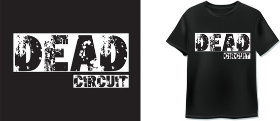 A vector graphic t-shirt design featuring the phrase 