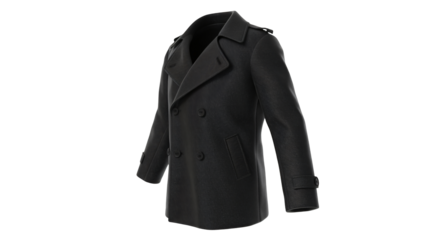 Sophisticated herringbone black trench coat for the discerning gentleman, showcasing classic style and timeless fashion, perfect for autumn and winter seasons