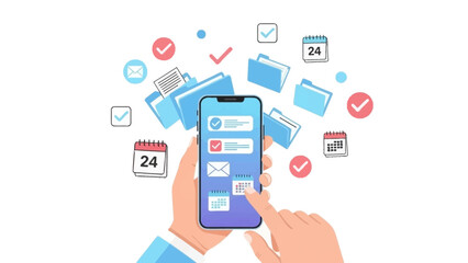 Streamline your digital life with this mobile task manager app, a vibrant and modern way to stay organized and boost productivity now!