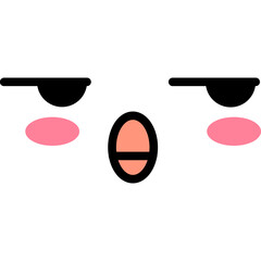 Cute Cartoon Character Face