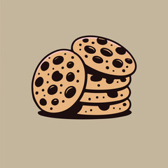 cookies with chocolate