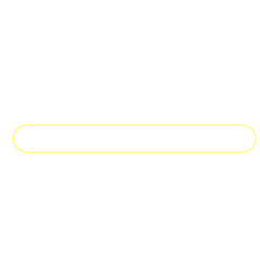A sleek, minimalist yellow search bar outline against a stark white background, perfect for web design and interface elements
