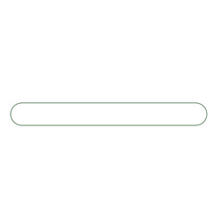 Minimalist light green rounded rectangle outline, a clean and versatile vector graphic element for modern design projects, offering a sleek border or sophisticated placeholder shape