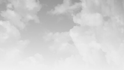 Dramatic Storm Clouds Background. The beautiful dark rainy clouds in the sky vector illustration.