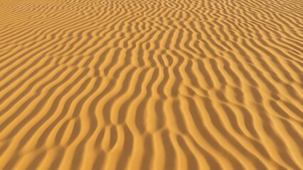 Fototapeta premium Rhythmic Sand Dunes - A Textured Desert Landscape.