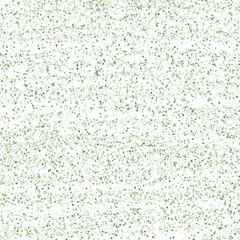A delicate abstract background with a subtle scattering of light green and dark green speckles on a white canvas, suggesting a gentle, organic texture