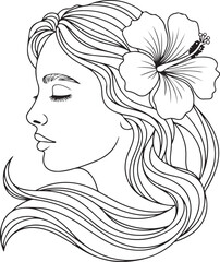 Fototapeta premium Woman Face SVG, Fashion Silhouette Cut Files PNG, cinderella fairygodmother svg