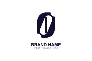 Modern abstract logo design icon. Letter O logo template