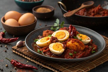 Bengali Egg Kosha &ndash; Spicy Roasted Egg Curry