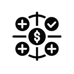 Obraz premium SWOT icon, business analysis, strategic planning, strengths weaknesses opportunities threats
