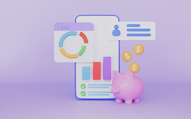 Investing money in stock market, People analyzing financial graphs, Stock trading concept