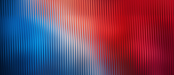 Abstract background with vertical corrugated texture in blue white and red © Yasmin