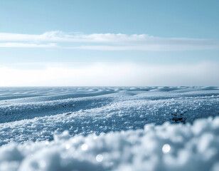 Frosted Ice Blue Matte &mdash; Clean Minimal Winter Texture