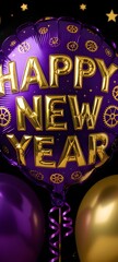 Elegant Happy New Year  Celebration Background,  