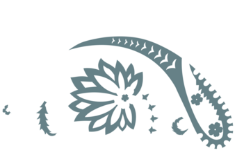 Floral Paisley Fishing Lure Vector | Mandala Flower Design, Indian & Persian Ornamental Pattern, Modern Fishing Art, Ocean Themed Artwork, Decorative Vector Illustration