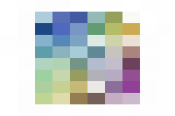 Abstract vibrant mosaic grid pattern with diverse colorful squares, pixelated modern design, artistic geometric texture background art