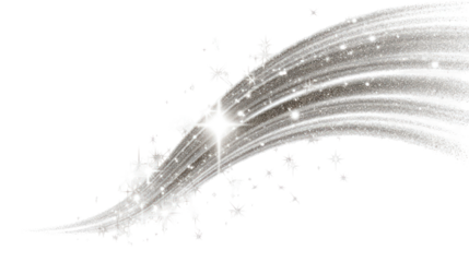 Dynamic upward sparkle burst a dramatic upward curving arc of light on transparent background