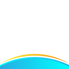 Business Wavy Footer