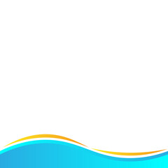 Business Wavy Footer