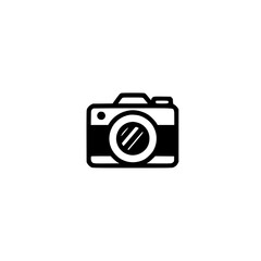 Camera icon vector design symbol for photo capture digital technology and online communication system