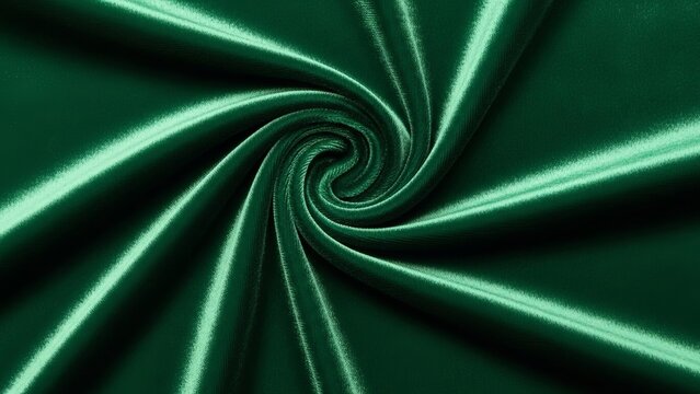 Abstract Green Swirl - Mesmerizing Vortex of Light and Shadow. - Powered by Adobe
