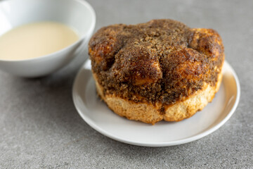 Traditional sweet dumpling dessert, monkey bread
