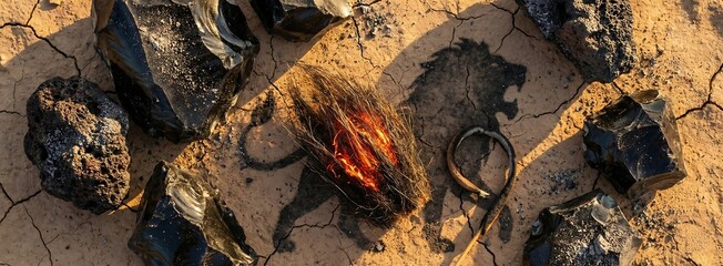 Facebook Cover Photo Flatlay of The Lion&rsquo;s Ember That Never Dies