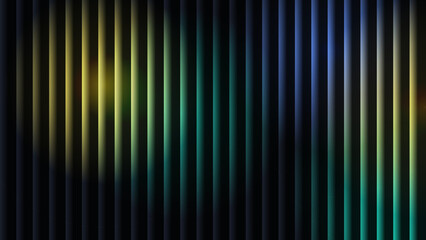 Abstract Geometric Gradient Background Illustration with Dark Blue Teal Yellow Vertical Stripes