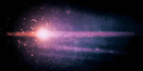 Captivating Cinematic Ambiance: Vintage Light Leak, Gritty Scratches, and Vibrant Hues Elevate this Evocative Masterpiece